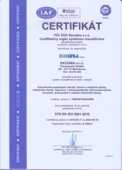 STN EN ISO 9001:2016