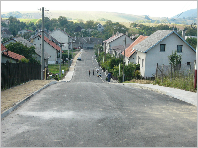 Rekonštrukcia ciest a chodníkov v obci Terňa –  I. etapa